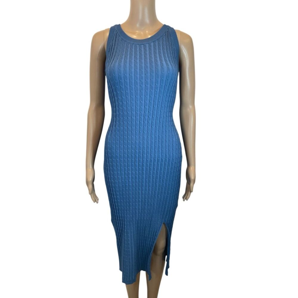 V for City Maternity Baby Shower Cable Knit Sleeveless Bodycon  Dress size S